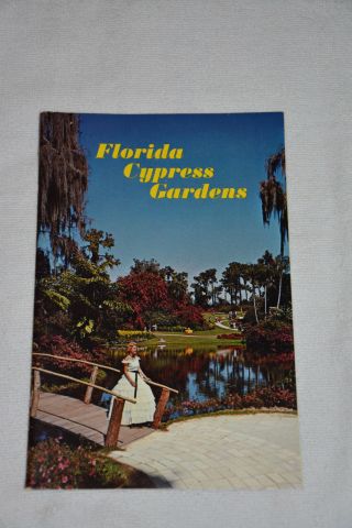 Vintage Cypress Gardens Florida Souvenir Booklet From 1969