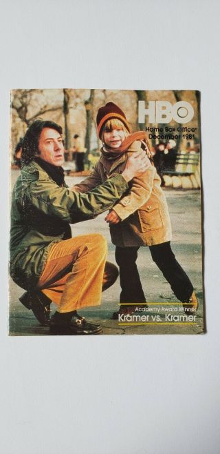 Vintage Hbo Guide Movie Promo 17 - Popeye Robin Williams Kramer Vs Kramer