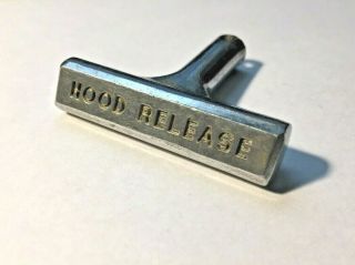 Hood Dash Release Handle Pull Lever Cable Vtg Classic Cars 1940s 1950s 1960s ???
