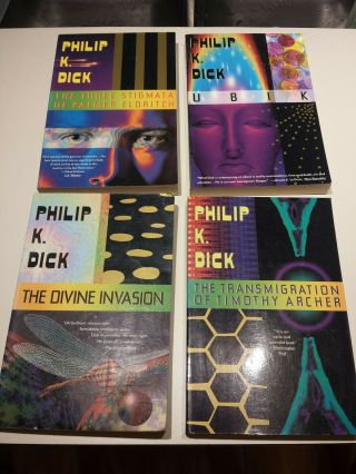 4.  Philip K.  Dick Vintage Brand Paperbacks