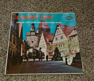 ⭐ Vintage Record ⭐ Germany Today ⭐ Modern Love Songs Sung By Wolfgang Sauer ⭐