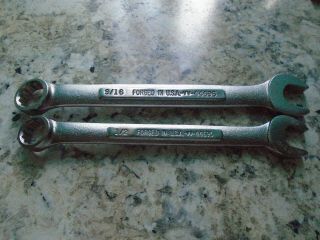Vintage Craftsman V - Series Combination (1/2 " & 9/16 ") - 12 Point Wrenches