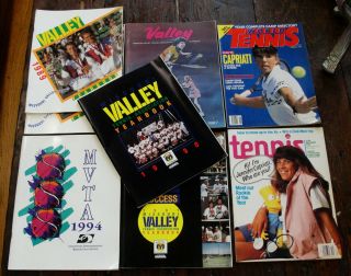 8 Vintage Tennis Magazines 1980 