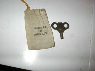 Syroco Mid Centurywinding Key Vintage W/ Bag