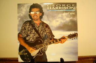 Vintage George Harrison " Cloud Nine " Vinyl Lp 1987 Dark Horse Records 9 25643 - 1