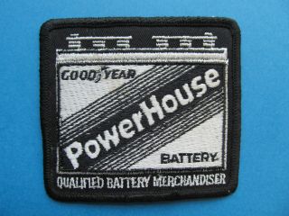 Vintage Good Year Power House Battery Patch Crest Dealer Coverall Uniform A