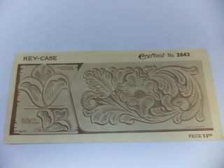 Vintage Leather Key Case Craftaid 2643