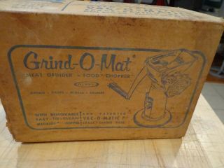Vintage Rival Grind - O - Mat Meat Grinder & Food Chopper 358 - T 2