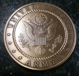 US Army Vintage OPERATION DESERT STORM Challenge Coin 2