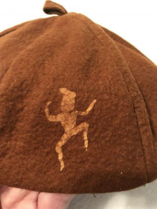 Vintage Girl Scouts 1950s Brownie Beanie Hat 2