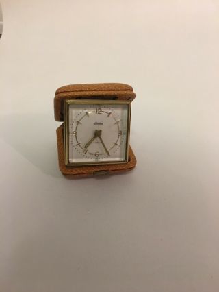 Vintage Linden Travel Alarm Clock Made In Germany - Not