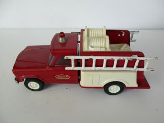 Vintage Tonka Toy Pressed Steel Jeep Truck Fire Rescue