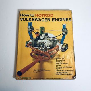 Vintage 1970 How To Hotrod Volkswagen Engines Bill Fisher H P Books