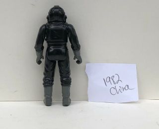 1982 Vintage Star Wars TIE FIGHTER PILOT Action Figure CHINA COO 3