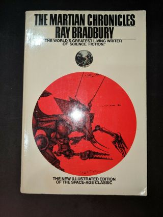 Ray Bradbury - The Martian Chronicles - Illustrated - 1979 Pb Large Size Vintage