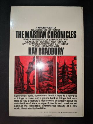 Ray Bradbury - The Martian Chronicles - ILLUSTRATED - 1979 PB Large Size Vintage 2