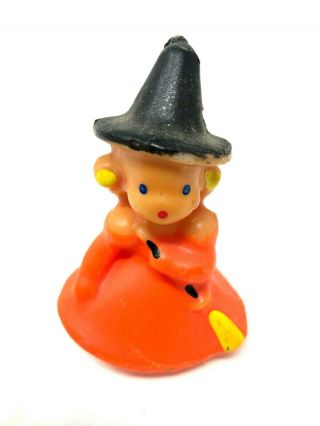 Tiny Witch Mini Candle Vintage Halloween Gurley Candle Co.  Halloween