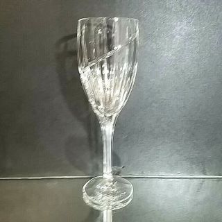 1 (one) Vintage Mikasa " Uptown " Lead Crystal Wine Goblets Glass