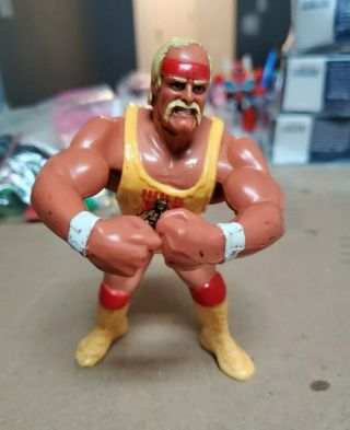 1991 Wwf Hasbro Hulk Hogan Bear Hug Hulkster Hug Wwe Vintage Wrestling Figure