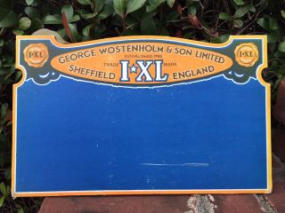 Vintage Sheffield George Wostenholm & Son Limited Large Display Sign