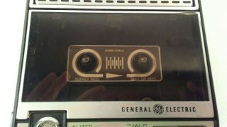 Vtg GE General Electric 3 - 5105G Cassette Tape Player Recorder Box EUC 7