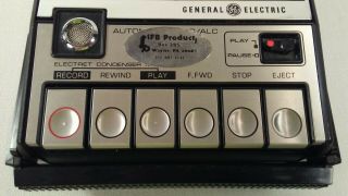 Vtg GE General Electric 3 - 5105G Cassette Tape Player Recorder Box EUC 8