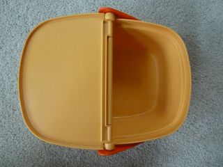 Vintage Fisher Price Fun with Food Hinged Plastic Picnic Basket - Basket Only 3