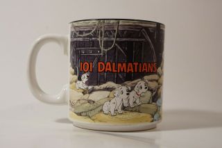 Vintage Disney 101 Dalmations Ceramic Coffee Mug,  Animated Film