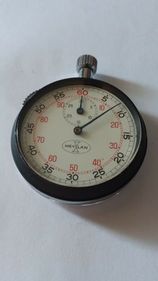 Vintage Swiss Made Meylan Pocket Stopwatch