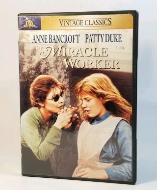 The Miracle Worker - 1962 (dvd,  2001,  Vintage Classics) Vgc Patty Duke