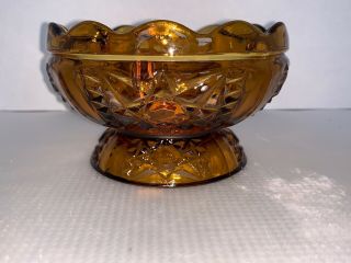 Vintage Star And Scallop Candy Dish 4 3/4” 2