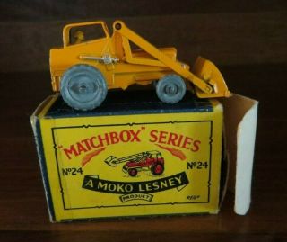 Vintage Moko Lesney 24 Matchbox Weatherill Hydraulic Excavator