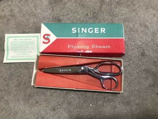 Vintage Singer Pinking Shears C819 Scissors