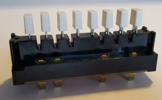 Vintage Ark - Les Push - Button Switch 18a 1 1/4 Hp 2 Hp 15a 120/240 2975 Steampunk