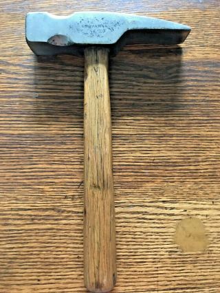 Vintage Germantown Brick/masonry/rock Hammer 10” 1 3/4 Pounds Wood Handle