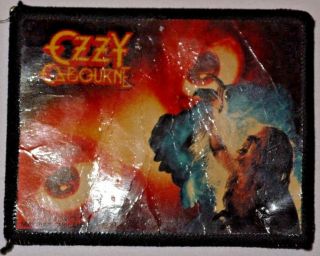 Vintage Ozzy Osbourne Wolfman Concert Band Patch Made In England