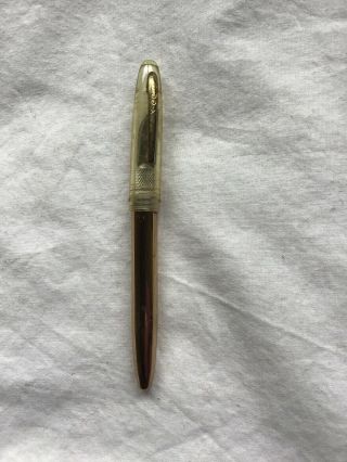 Vintage Gold Tone X - Acto Pocket Clip Pen Knife