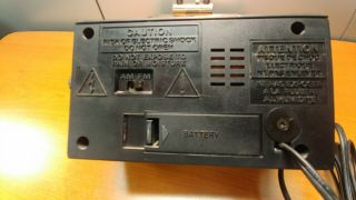 Vintage GE AM/FM Alarm Clock with Snooz No.  7 - 4601A, 4