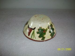 Vintage Brown County Pottery of Indiana Pine Cone Pattern 6 
