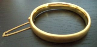 Stunning Vintage Estate Gold Tone Sz 7 1/4 Bracelet 5399t