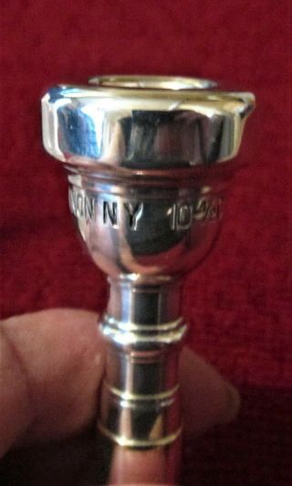Vintage Vincent Bach Corp Mt Vernon NY 10 - 1/2C Trumpet Mouthpiece 4