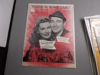 B Bing Crosby - - Connecticut Yankee - - Sheet Music - Vintage