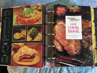 Better Homes and Gardens Red Check VINTAGE classic three ring binder/cookbook 2