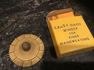 Crazy - Daisy Winder For Handweaving - Vintage