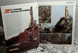 Vintage CAT Hydraulic Excavators Model 215 225 235 245 Crawlers Logging Brochure 3