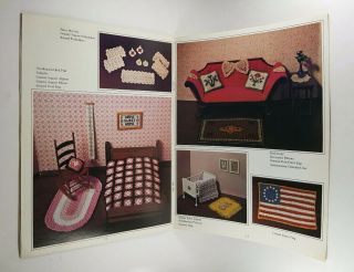 Vintage Doll House Petite Needlecraft Pattern Book Plaid Enterprises 1976 4