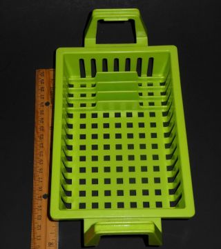 VTG Fisher Price Fun With Food Green Sink Dry Rack Dish Drain 918 Replacement 3
