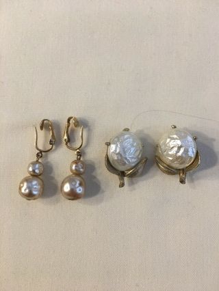 Vintage Sarah Coventry brooch pin and earrings Set,  Earrings And Pins - Signed 4