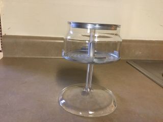 Vintage Pyrex Glass Coffee Percolator 4 Piece Stem Set 5 3/4” Tall X 4 1/2” Base