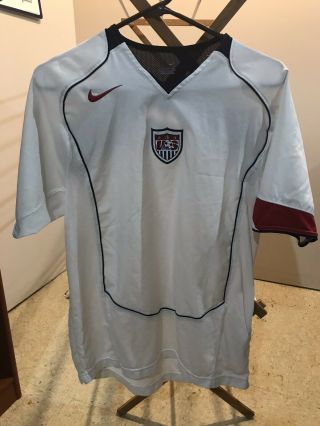 Vintage Nike White Team Usa Soccer Jersey Mens Sz Small All Offers Welcomed.